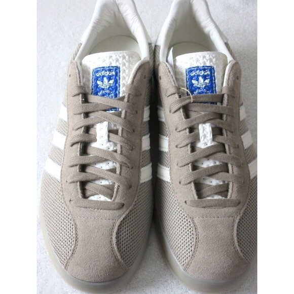 Adidas Men's Gazelle Indoor Pro Shoes Brown Charcoal White Sizes NIB JS0666 - Picture 3 of 5